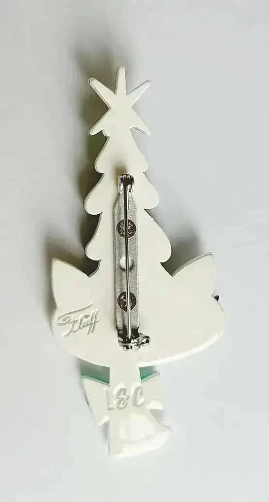 Kitty Christmas Hat Brooch by Miss Fluff x Lipstick & Chrome Cartsfy Inc.