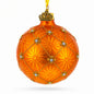 1897 Coronation Royal Gold Glass Christmas Ornament 3.25 Inches