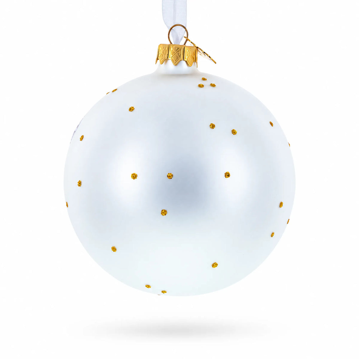 Belgium Landmarks and Symbols Glass Ball Christmas Ornament 4 Inches