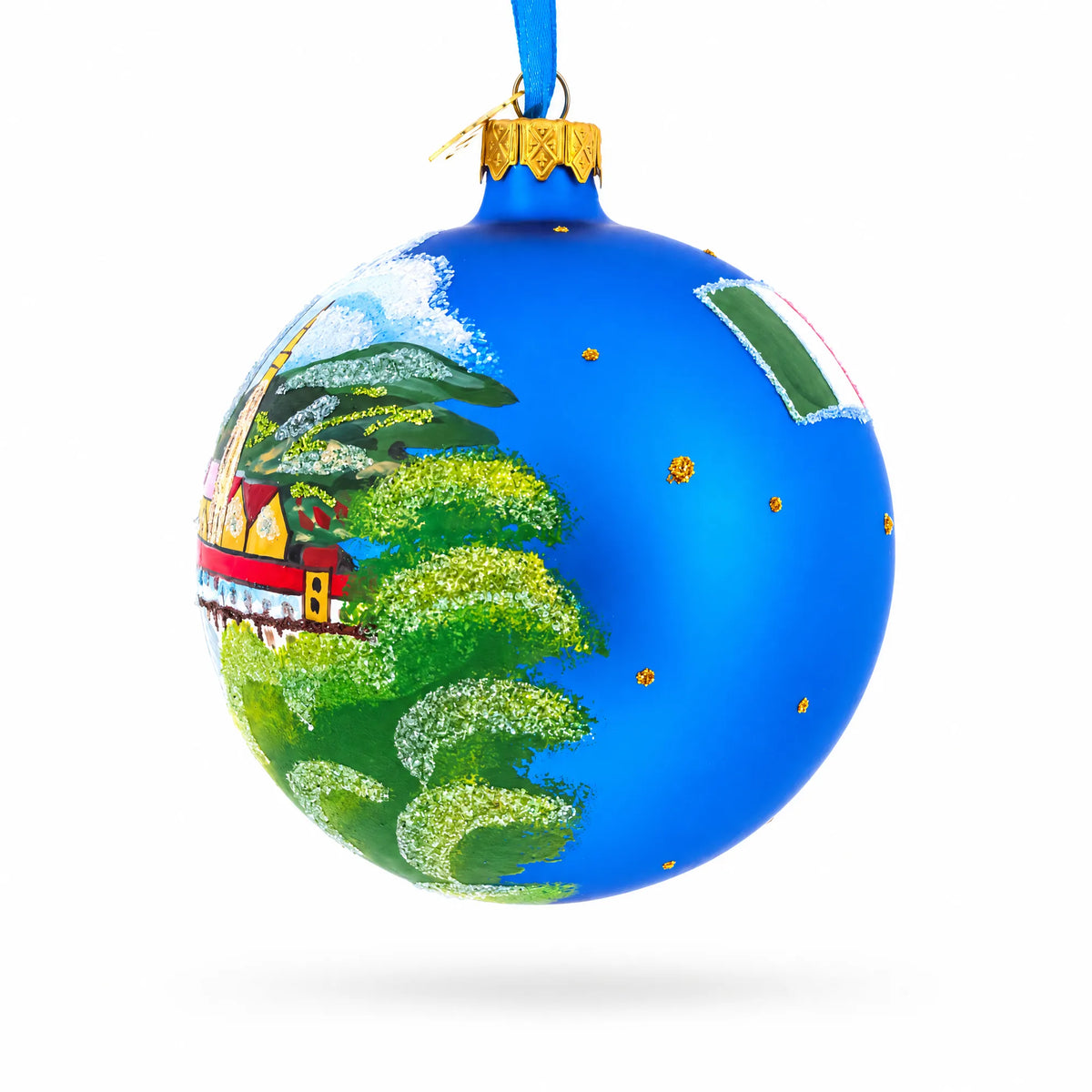 Florence, Italy Glass Ball Christmas Ornament 4 Inches
