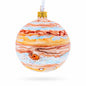 Jupiter Hand Painted Glass Ball Christmas Ornament 3.25 Inches
