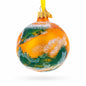 Planet Mars  Glass Ball Christmas Ornament 3.25 Inches