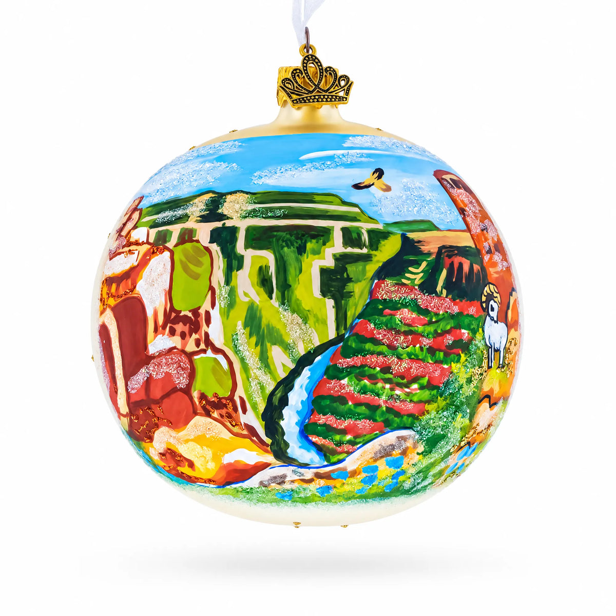Grand Canyon, Arizona Glass Ball Christmas Ornament