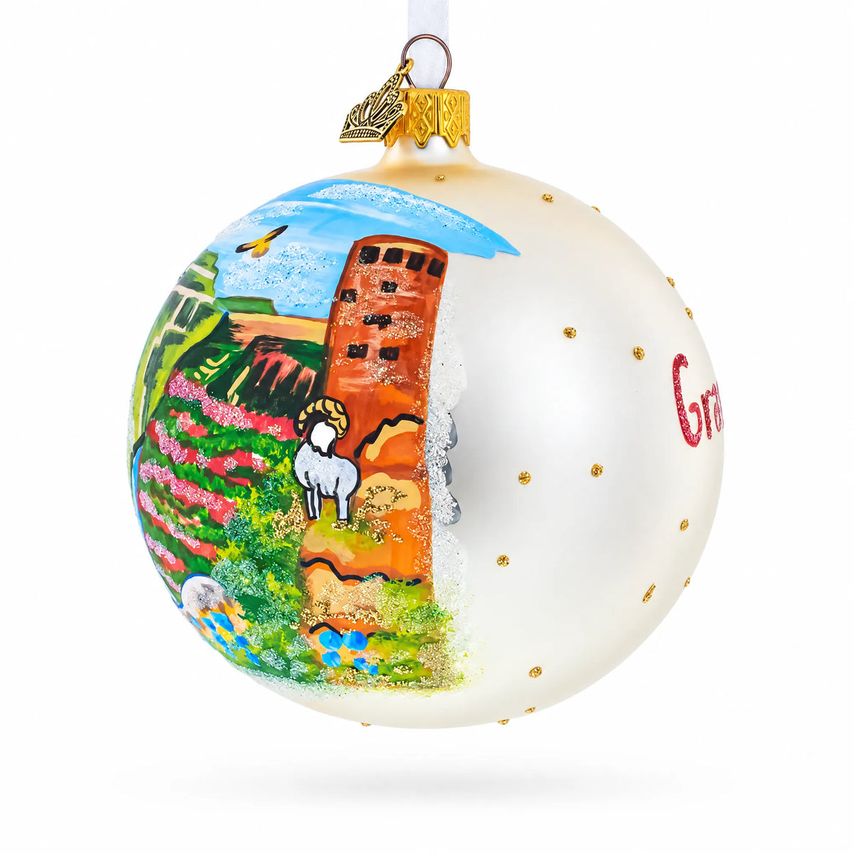Grand Canyon, Arizona Glass Ball Christmas Ornament