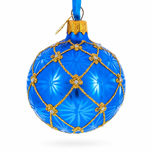 1897 Coronation Royal Glass Ball Christmas Ornament 2.4 Inches BestPysanky Default Title Default Title-