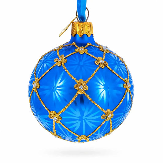 1897 Coronation Royal Glass Ball Christmas Ornament 2.4 Inches BestPysanky Default Title Default Title-
