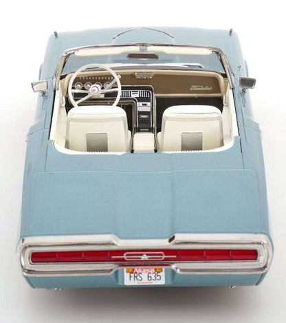 KK Scale 1966 Ford Thunderbird Convertible "Thelma & Louise" Light Blue Metallic 1:18 STM Diecast Default Title Default Title-