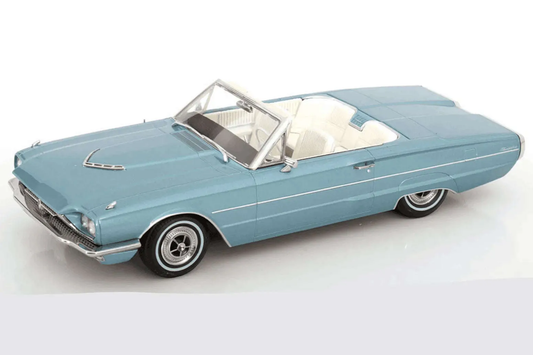 KK Scale 1966 Ford Thunderbird Convertible "Thelma & Louise" Light Blue Metallic 1:18 STM Diecast Default Title Default Title-