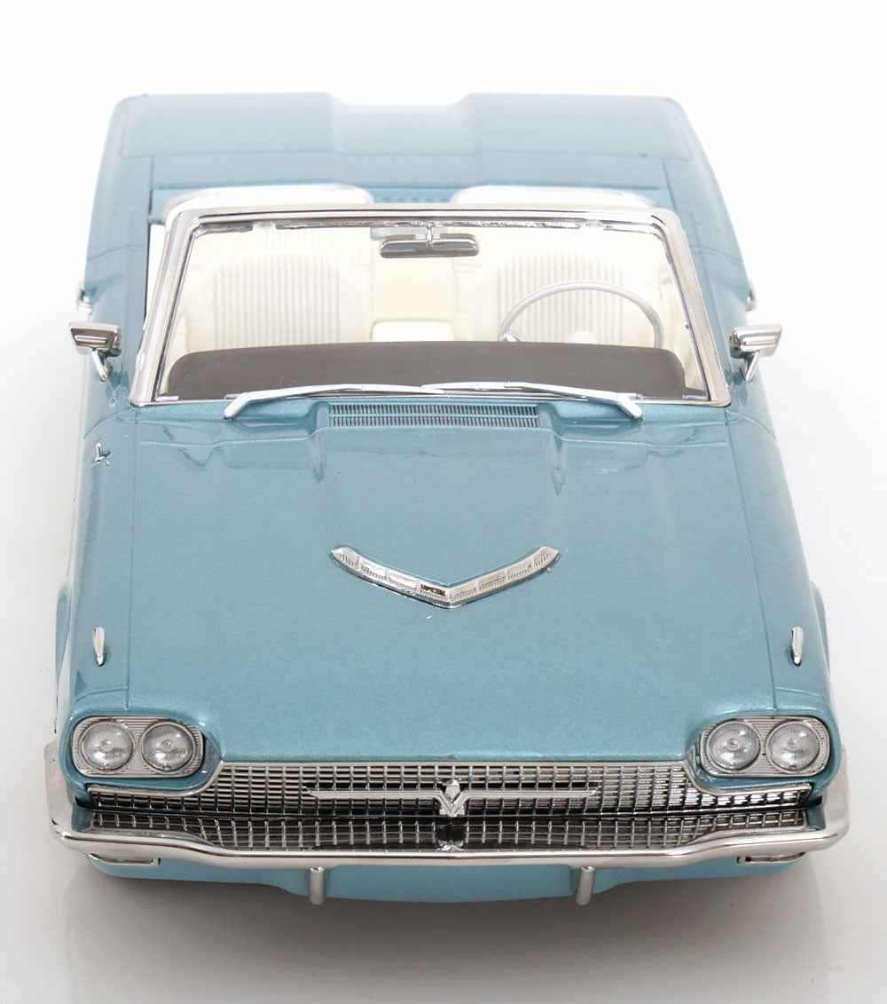 KK Scale 1966 Ford Thunderbird Convertible "Thelma & Louise" Light Blue Metallic 1:18 STM Diecast Default Title Default Title-