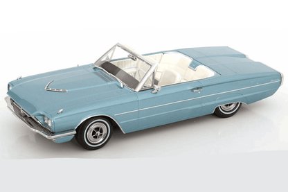 KK Scale 1966 Ford Thunderbird Convertible "Thelma & Louise" Light Blue Metallic 1:18 STM Diecast Default Title Default Title-