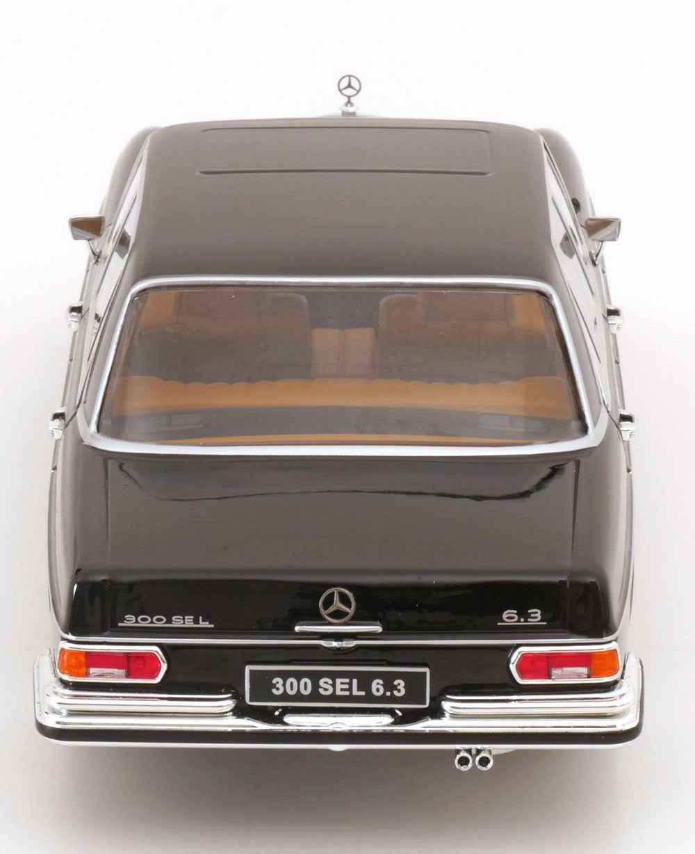 KK Scale 1967-1972 Mercedes-Benz 300 SEL 6.3 (W109) Sedan Black 1:18 Cartsfy Inc.