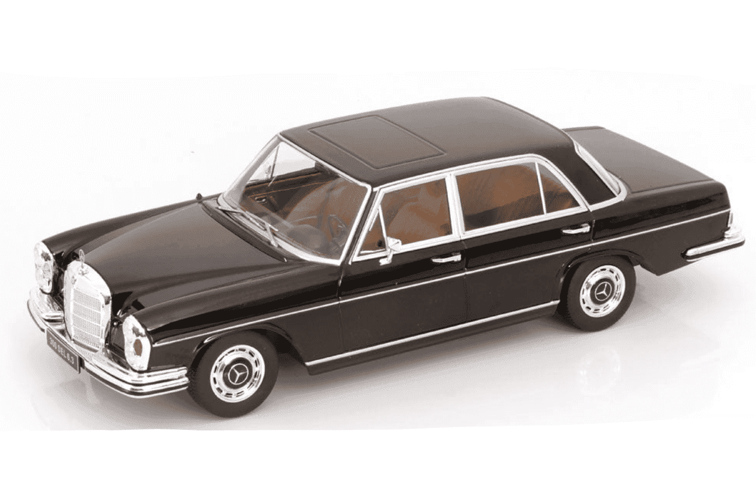KK Scale 1967-1972 Mercedes-Benz 300 SEL 6.3 (W109) Sedan Black 1:18 Cartsfy Inc.