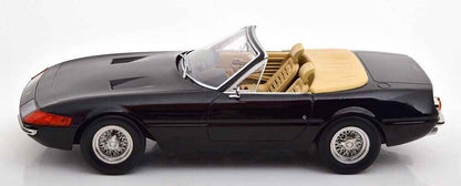 KK Scale 1969 Ferrari 365 GTB Daytona Spider Series 1 Black Miami Vice 1:18 STM Diecast Default Title Default Title-