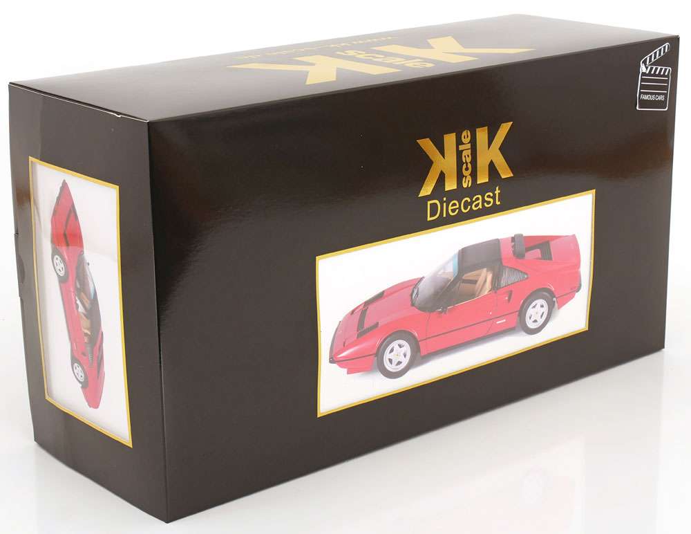 KK Scale 1982 Ferrari 308 GTS Quattrovalvole "Magnum P.I." Red 1:12 Cartsfy Inc.
