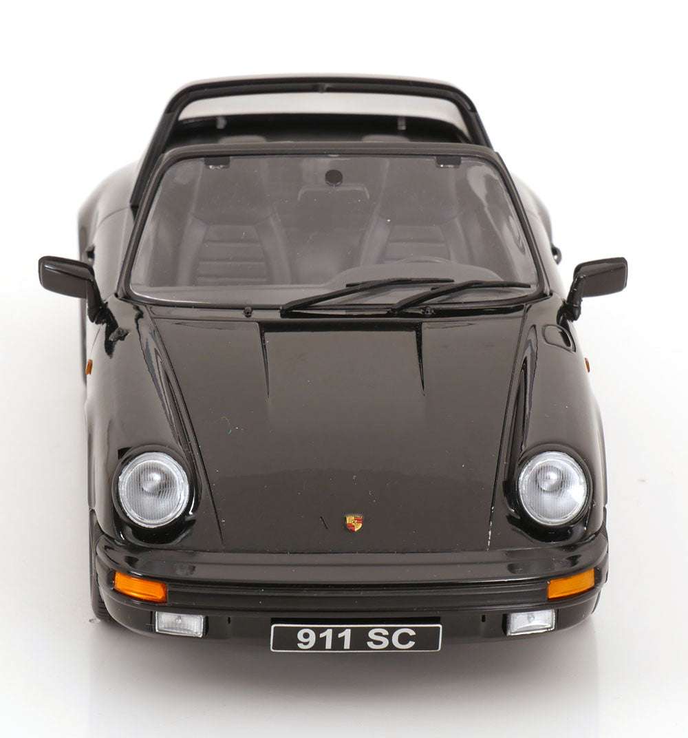 KK Scale 1983 Porsche 911 SC Targa w/ Removable Roof G Series Black 1:18 Cartsfy Inc.