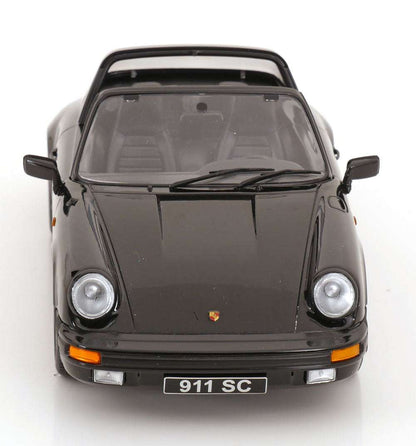KK Scale 1983 Porsche 911 SC Targa w/ Removable Roof G Series Black 1:18 Cartsfy Inc.