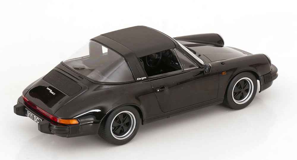 KK Scale 1983 Porsche 911 SC Targa w/ Removable Roof G Series Black 1:18 Cartsfy Inc.