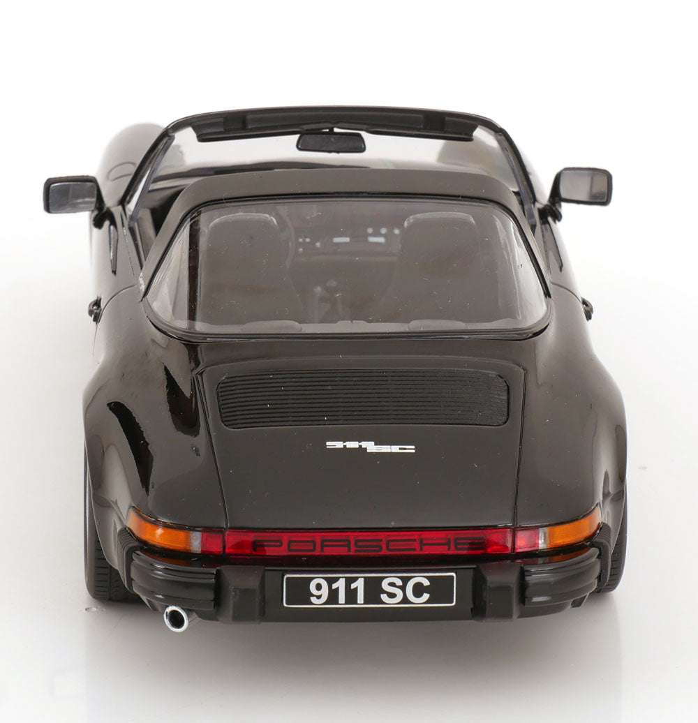KK Scale 1983 Porsche 911 SC Targa w/ Removable Roof G Series Black 1:18 Cartsfy Inc.
