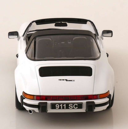 KK Scale 1983 Porsche 911 SC Targa w/ Removable Roof G Series White 1:18 Cartsfy Inc.