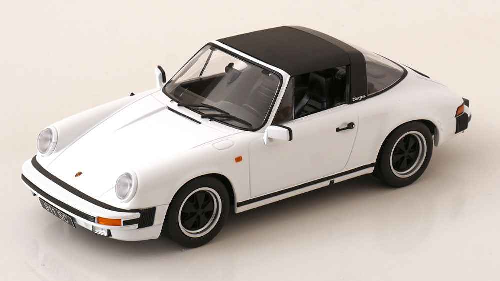 KK Scale 1983 Porsche 911 SC Targa w/ Removable Roof G Series White 1:18 Cartsfy Inc.