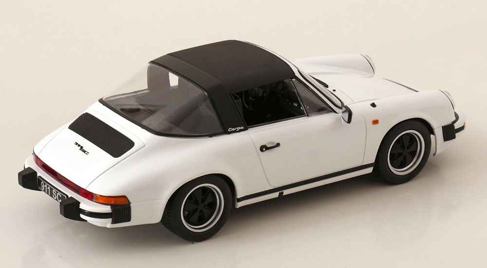 KK Scale 1983 Porsche 911 SC Targa w/ Removable Roof G Series White 1:18 Cartsfy Inc.