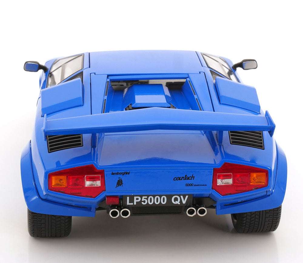 KK Scale 1985 Lamborghini Countach LP 5000S QV Blue 1:12 Cartsfy Inc.