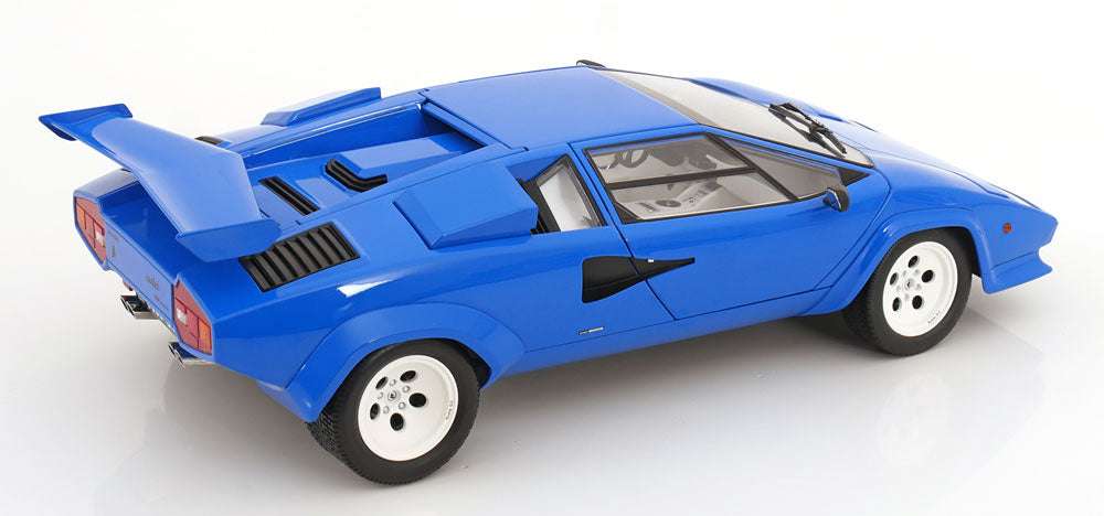 KK Scale 1985 Lamborghini Countach LP 5000S QV Blue 1:12 Cartsfy Inc.