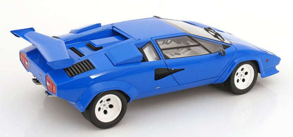 KK Scale 1985 Lamborghini Countach LP 5000S QV Blue 1:12 Cartsfy Inc.