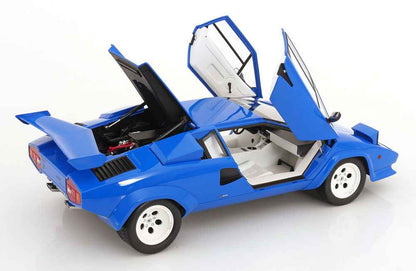 KK Scale 1985 Lamborghini Countach LP 5000S QV Blue 1:12 Cartsfy Inc.