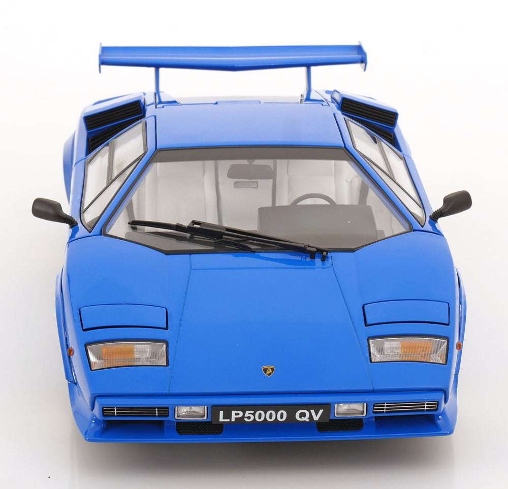 KK Scale 1985 Lamborghini Countach LP 5000S QV Blue 1:12 Cartsfy Inc.