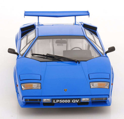 KK Scale 1985 Lamborghini Countach LP 5000S QV Blue 1:12 Cartsfy Inc.