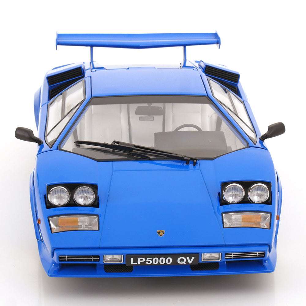 KK Scale 1985 Lamborghini Countach LP 5000S QV Blue 1:12 Cartsfy Inc.
