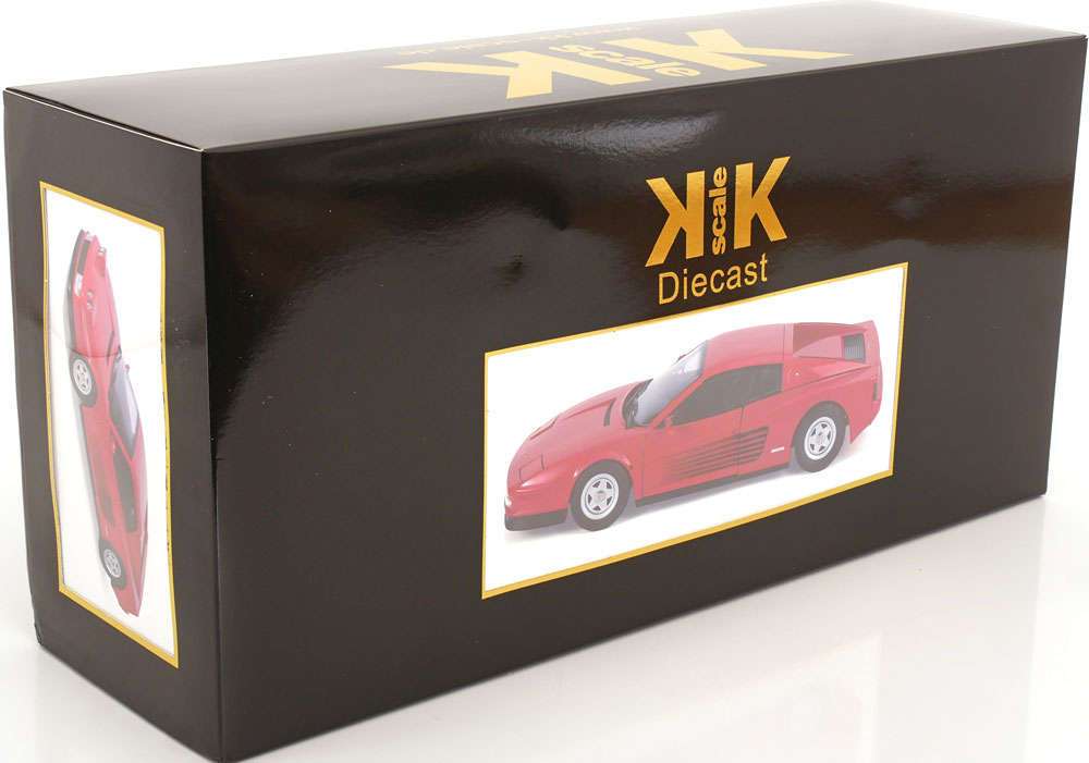 KK Scale 1986 Ferrari Testarossa Red Monospecchio European Version 1:12 STM Diecast Default Title Default Title-