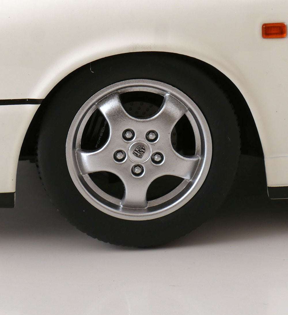 KK Scale 1992 Porsche 911 (964) RS Coupe w/ Cup Wheels White 1:12 STM Diecast Default Title Default Title-