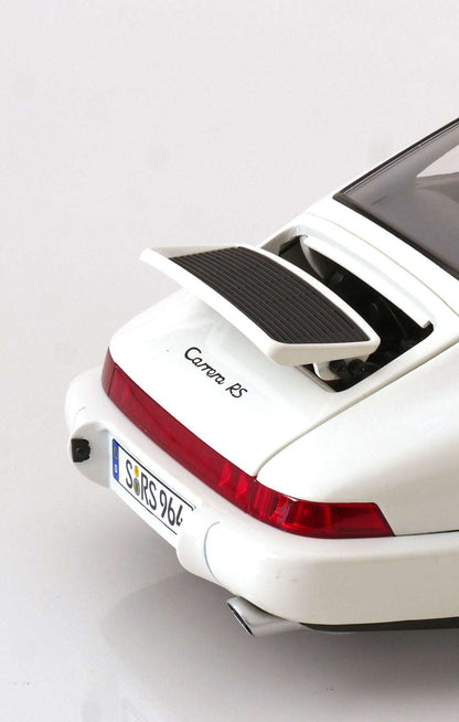 KK Scale 1992 Porsche 911 (964) RS Coupe w/ Cup Wheels White 1:12 STM Diecast Default Title Default Title-