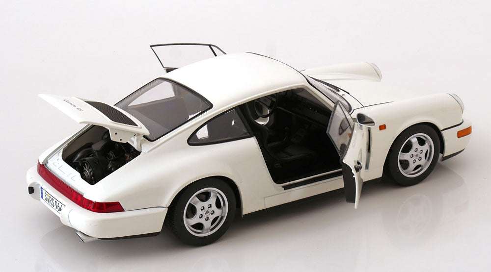 KK Scale 1992 Porsche 911 (964) RS Coupe w/ Cup Wheels White 1:12 STM Diecast Default Title Default Title-