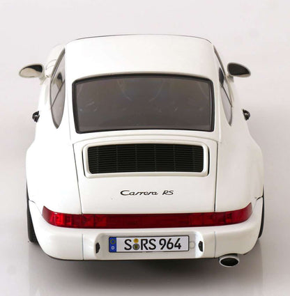 KK Scale 1992 Porsche 911 (964) RS Coupe w/ Cup Wheels White 1:12 STM Diecast Default Title Default Title-