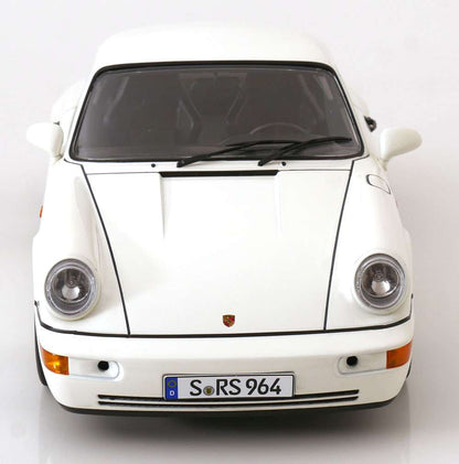 KK Scale 1992 Porsche 911 (964) RS Coupe w/ Cup Wheels White 1:12 STM Diecast Default Title Default Title-