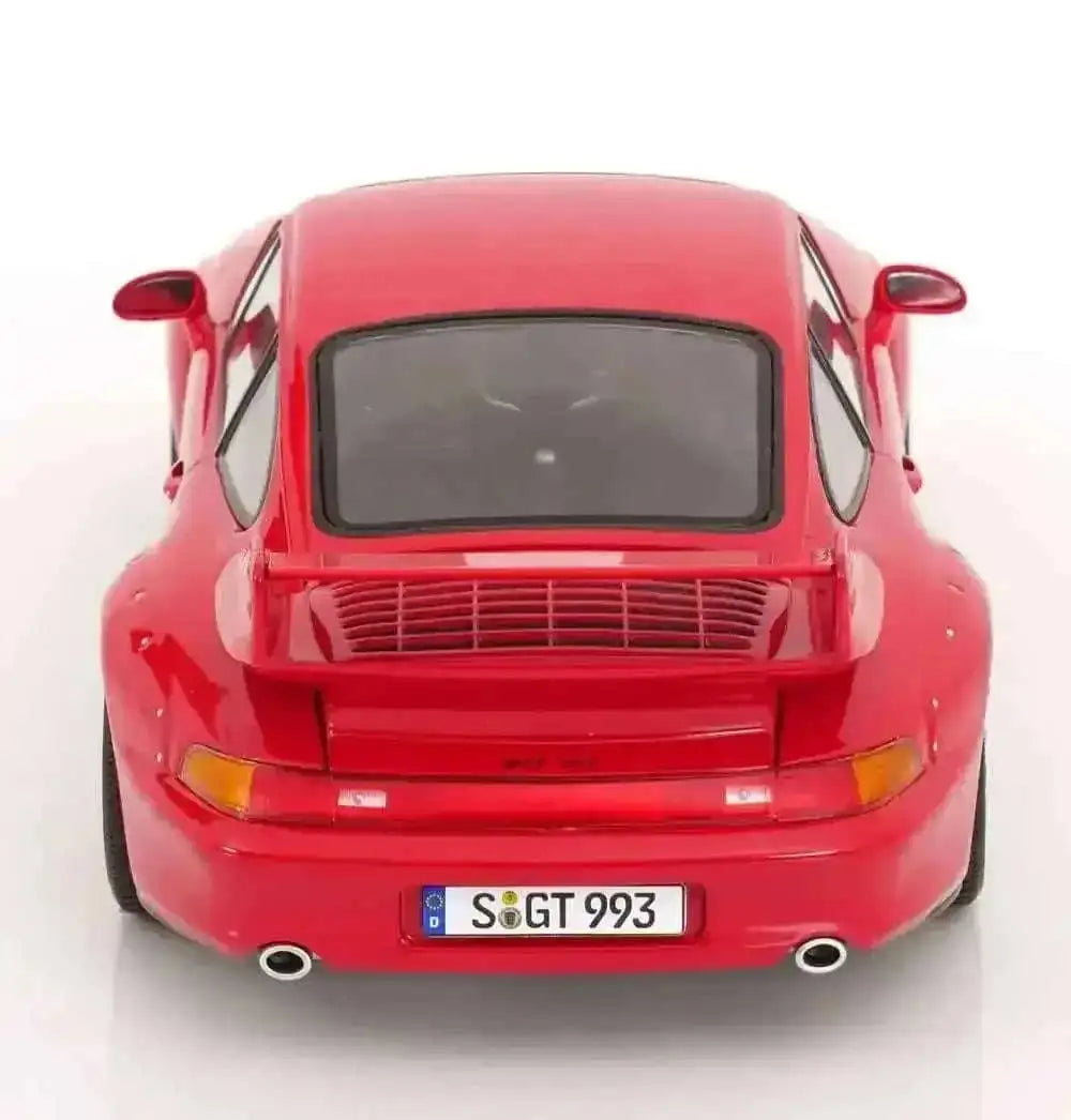 KK Scale 1996 Porsche 911 993 GT2 w/ Gold BBS Wheels Guards Red 1:18 Cartsfy Inc.