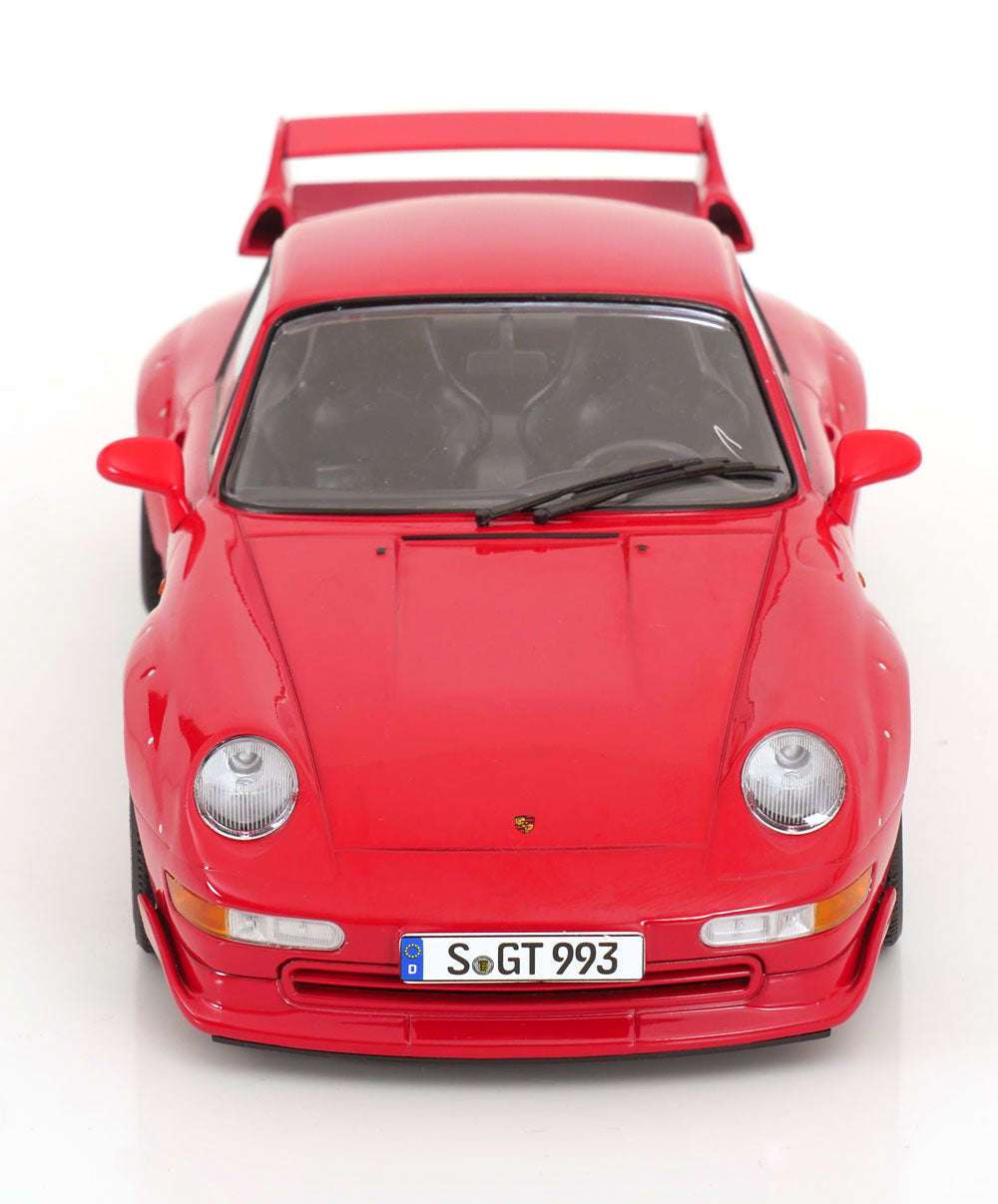 KK Scale 1996 Porsche 911 993 GT2 w/ Gold BBS Wheels Guards Red 1:18 STM Diecast Default Title Default Title-