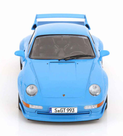 KK Scale 1996 Porsche 911 993 GT2 w/ Gold BBS Wheels Riviera Blue 1:18 Cartsfy Inc.