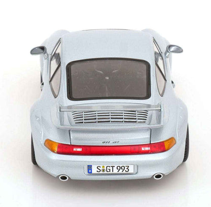 KK Scale 1996 Porsche 911 993 GT2 w/ Gold BBS Wheels Silver 1:18 STM Diecast Default Title Default Title-