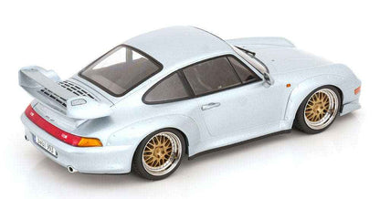 KK Scale 1996 Porsche 911 993 GT2 w/ Gold BBS Wheels Silver 1:18 STM Diecast Default Title Default Title-