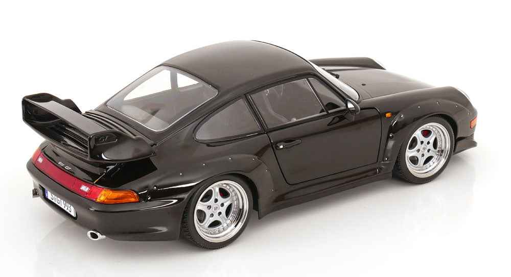 KK Scale 1996 Porsche 911 993 GT2 w/ Speedline Wheels Black 1:12 Cartsfy Inc.