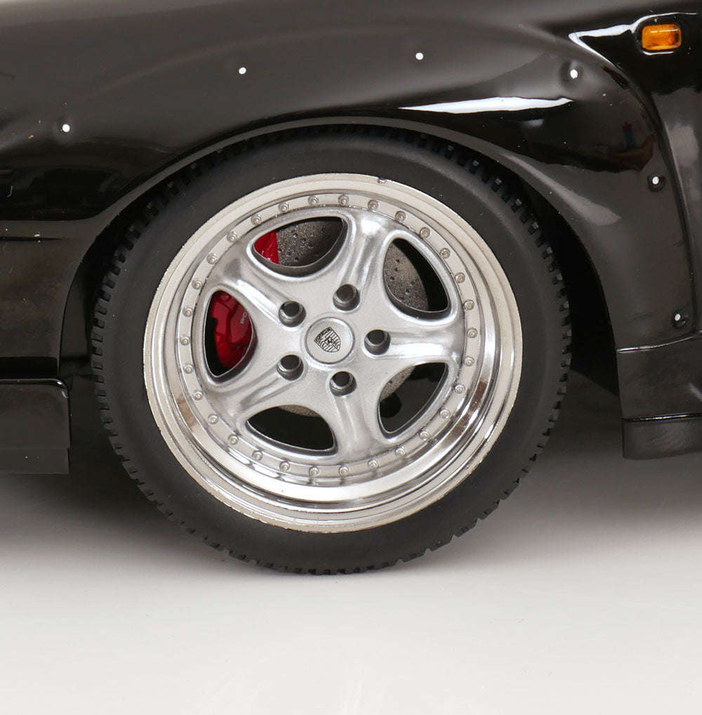 KK Scale 1996 Porsche 911 993 GT2 w/ Speedline Wheels Black 1:12