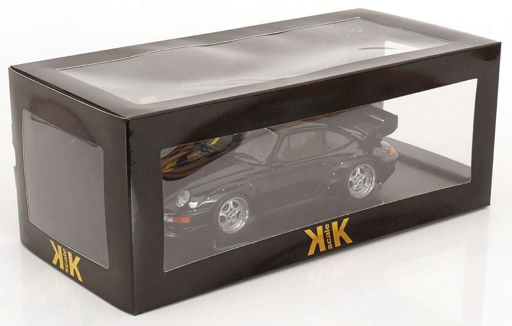 KK Scale 1996 Porsche 911 993 GT2 w/ Speedline Wheels Black 1:18 Cartsfy Inc.