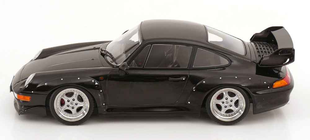 KK Scale 1996 Porsche 911 993 GT2 w/ Speedline Wheels Black 1:18 Cartsfy Inc.