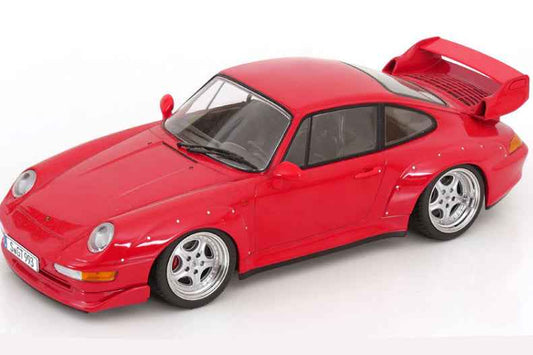 KK Scale 1996 Porsche 911 993 GT2 w/ Speedline Wheels Guards Red 1:18 Cartsfy Inc.