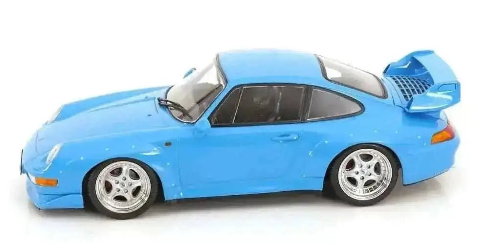 KK Scale 1996 Porsche 911 993 GT2 w/ Speedline Wheels Riviera Blue 1:18 Cartsfy Inc.