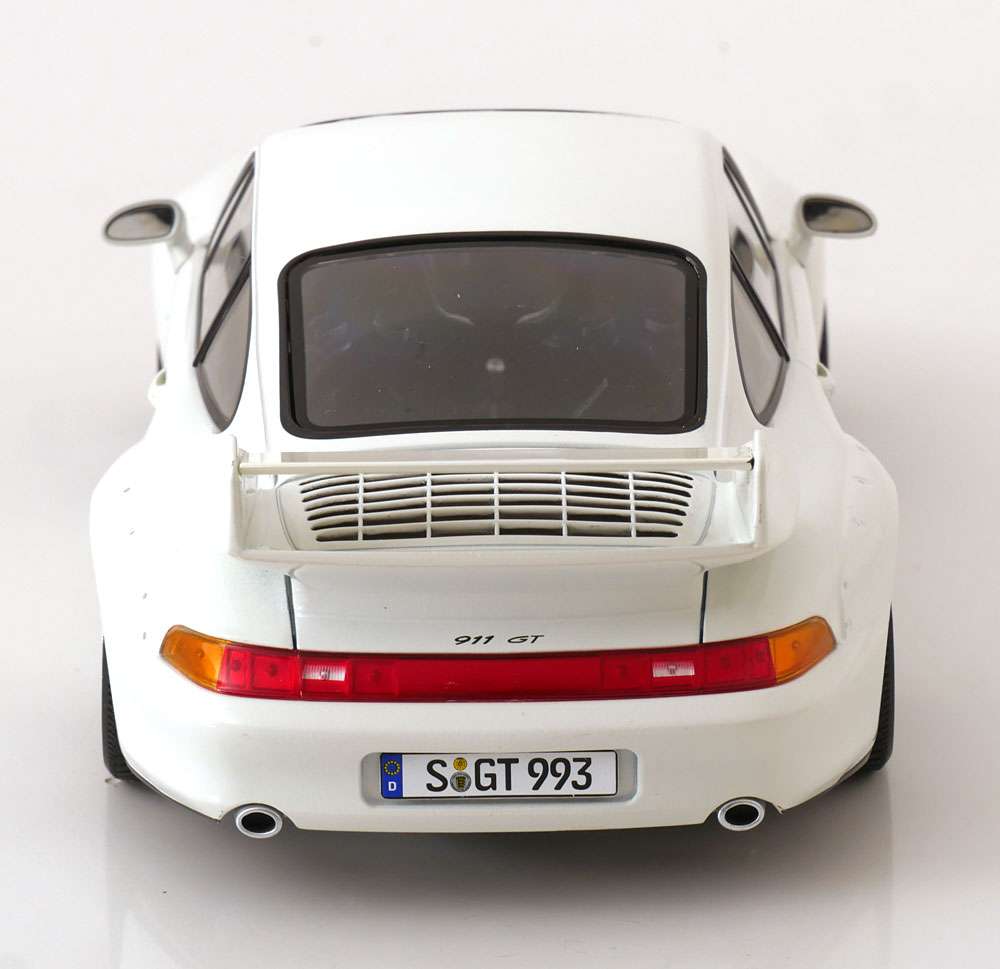 KK Scale 1996 Porsche 911 993 GT2 w/ Speedline Wheels White 1:18 STM Diecast Default Title Default Title-